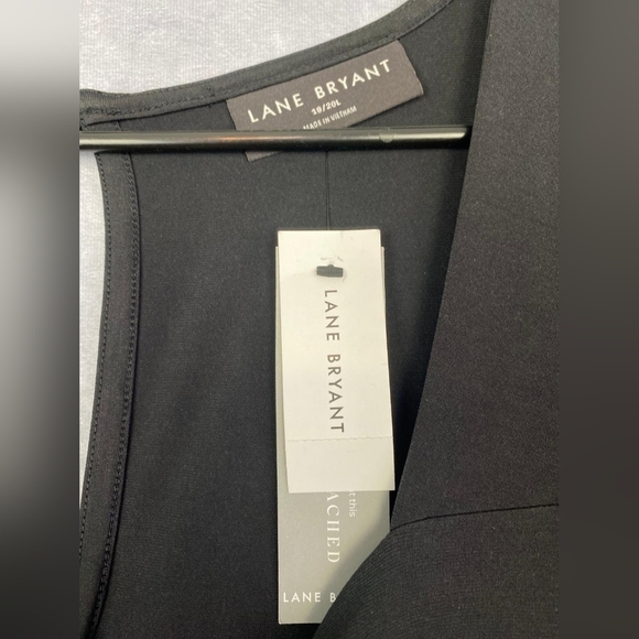 Lane Bryant 3/4 Sleeve Jumpsuit Womens  maxi Wide Leg Women’s Size 18/20 in Blac - Picture 3 of 14